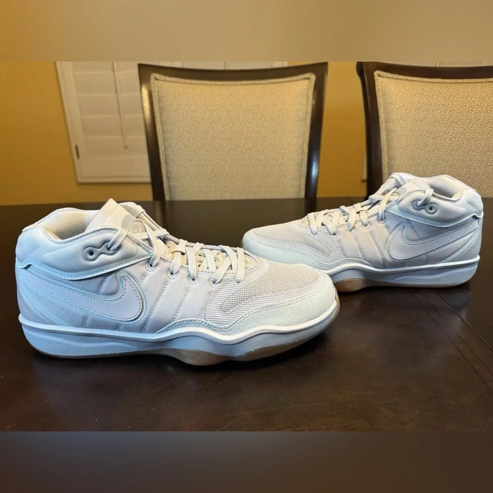 New Nike Air Zoom GT Hustle 2 Gray Blue Sneaker Shoes